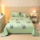 DecorBites™ Cartoon Print Flannel Sofa Cover – Lightweight Plush Blanket for Adults