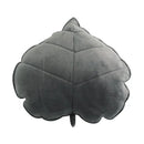 Dark green 3d leaf throw pillow bedroom soft plush cushion