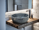 Dark Grey Marble Vessel Sink
