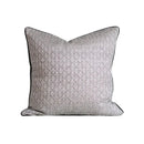 Dark orange geometric leather lumbar pillow cover bedroom decor