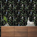 Dark Woodland Animals Wallpaper