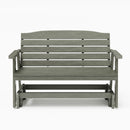 SimplyPoly Amish Made Classic Recycled Plastic Porch Glider