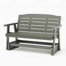 SimplyPoly Amish Made Classic Recycled Plastic Porch Glider