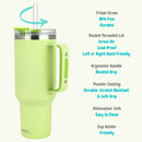 Drinco 40oz Tumbler with Handle (Kiwi)