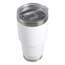 DRINCO® 30oz Insulated Tumbler Spill Proof Lid (White)-USA Flag