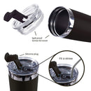 DRINCO®  20oz Insulated Tumbler w/Spill Proof Lid (Black)