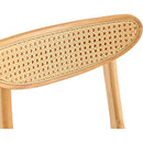 The stylish and durable solid wood dining chair, small curved back, PU cushion, and beautiful shape match perfectly with any room and everyday use