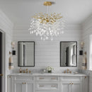 Gold Crystal Tree Branch Chandelier 18 Inch K9 Crystals