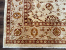 Pakistani Peshawar Rug 8x10, Pak Persian Traditional Oriental Carpet, Handmade, Wool, Allover Pattern