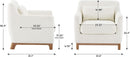 Luxurious Sherpa Oversized Accent Chair Camel Plush