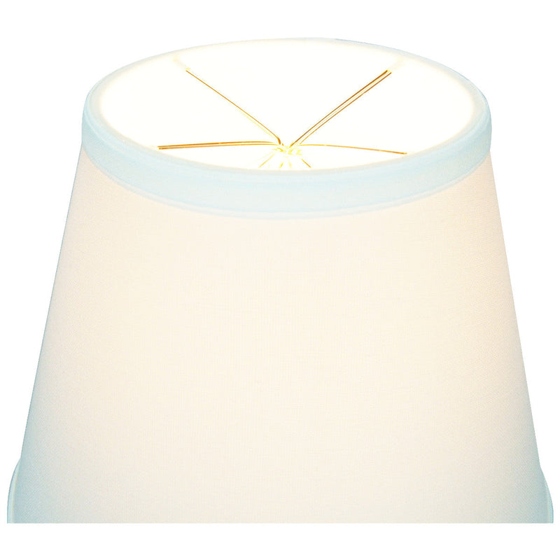 10"W x 8"H White Hardback Empire Lampshade