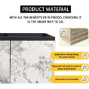 48" Floating Wall-Mounted Bathroom Vanity & Soft-Close Cabinet Door, KD-Package