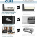 Full Size Futon Sofa Bed Convertible For Living Room