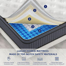 12 Inch Hybrid Memory Foam Pocket Spring Support Mattress
