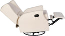Omma Swivel Glider Rocking Recliner Cream Upholstered 3In1
