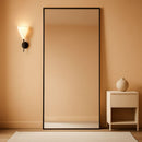 71x28 Inch Black Full Length Floor Mirror For Bedroom