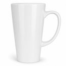 White Blank Porcelain Funnel Coffee Mug DIY Craft 6 Inches