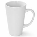 White Blank Porcelain Funnel Coffee Mug DIY Craft 6 Inches