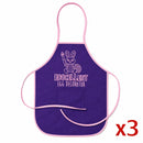 Set of 3 Egg Decorating Apron with Pockets 17.25 Inches