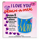 Plastic Mugs with Text "LOVE YOU" DIY Craft