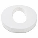 Courier Font White Color Wooden Number 0 (6 Inches)