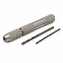 Wood and Leather Miniature Metal Hand Drill