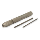 Wood and Leather Miniature Metal Hand Drill