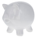 Unpainted White Ceramic Piggy Bank DIY Craft 4.2 Inches