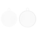 2.36-Inch Clear Plastic Fillable Christmas Ball Ornaments for DIY Crafts: Set of 3