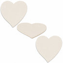 4.75-Inch Unfinished Wooden Heart Cutouts for DIY Crafts: Set of 3