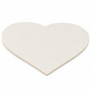 4.75-Inch Unfinished Wooden Heart Cutouts for DIY Crafts: Set of 3