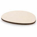 5.1-Inch DIY Unfinished Wooden Egg Craft Cutout