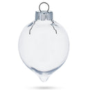 Set of 3 Clear Plastic Water Drop Christmas Ornaments 3.94 Inches