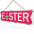 Easter Metal Wall Sign 18 Inch Wide