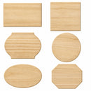 Set of 6 Wooden Plaques DIY Crafts Blanks Unfinished