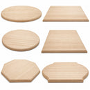 Set of 6 Wooden Plaques DIY Crafts Blanks Unfinished