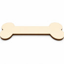 Unfinished Wooden Bone Shape Cutout DIY Craft 5 Inches