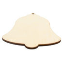 Unfinished Wooden Bell Shape Cutout DIY Craft 5.25 Inches