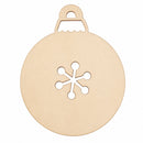 5.2-Inch DIY Unfinished Wooden Cutout Ornament