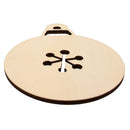 5.2-Inch DIY Unfinished Wooden Cutout Ornament
