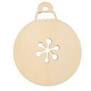 5.2-Inch DIY Unfinished Wooden Cutout Ornament