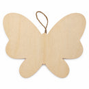 Butterfly Wood Plaque with Hanger 11.5 Inches