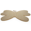 Butterfly Wood Plaque with Hanger 11.5 Inches