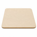 3-Inch Unfinished Square Wooden Plaque for DIY Crafts