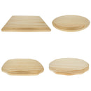 Set of 4 Assorted Size Wooden Unfinished Blank Plaques DIY Crafts