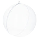 5.5-Inch DIY Fillable Clear Plastic Christmas Ball Ornament
