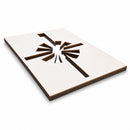 Unfinished Wooden Gift Box with the Ribbon Shape Cutout DIY Craft 4.7 Inches