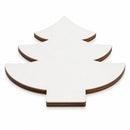 Unfinished Wooden Christmas Tree Shape Cutout DIY Craft 4.6 Inches