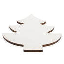 Unfinished Wooden Christmas Tree Shape Cutout DIY Craft 4.6 Inches