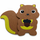 Wooden Squirrel Shape Cutout DIY Craft 4.1 Inches
